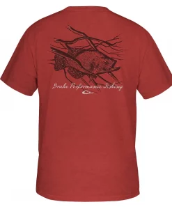 Drake Performance Fishing DPF Crappie Short Sleeve T-Shirt #DPF3180RDH5