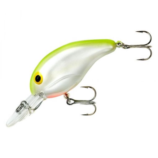 Bandit Deep Diver Crankbait - 1/4 Oz - Pearl - Chartreuse Back #BDT215