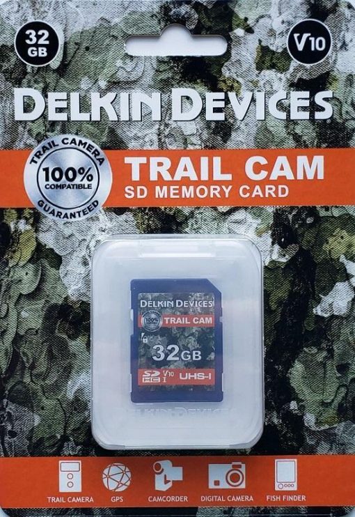 Delkin Devices Trail Cam SD 32GB Memory Card #DDSDTRL-32GB