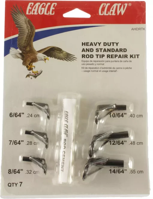 Eagle Claw Heavy Duty And Standard Rod Tip Repair Kit #AHDRTK