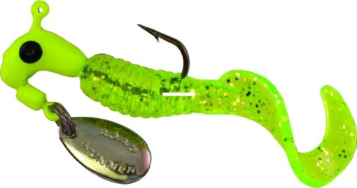 Road Runner Curly Tail Jig -1/16 Oz - Chartreuse #1602062