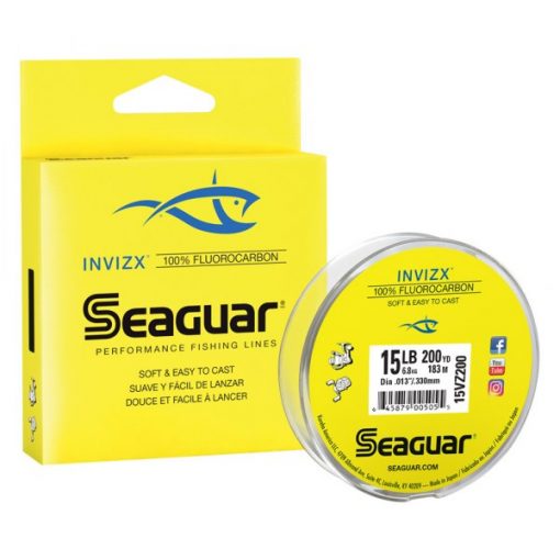 Seaguar InvizX 200 Yard 20Lb Clear Fluorocarbon Line #20VZ200
