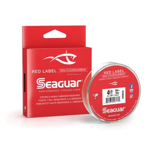 Seaguar Red Label 100% Fluorocarbon Fishing Line - 4lb Clear #04RM250