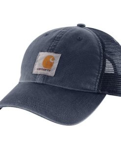 Carhartt Canvas Mesh-Back Cap - Navy #100286