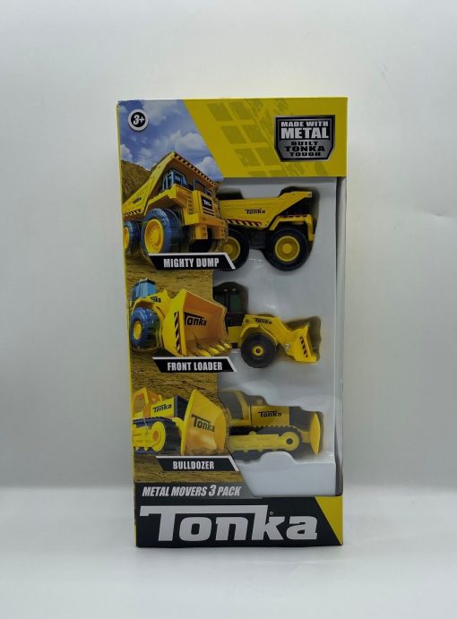 Schylling Tonka Metal Movers - 3 Pack #06149