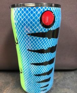 Custom Dipped Fish Double Walled Stainless Tumbler
