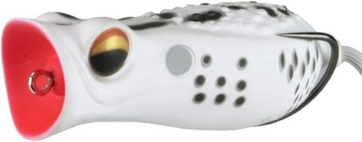 Fishlab 2 3/4" Popping Rat Toad White Frog #PRT-2.75-WF