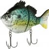 Fishlab 4" Black Crappie Hard Swimbait #BGS-4-BC