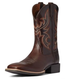 Ariat Men's Sport Cow Country Cusco Brown Boots #10038362