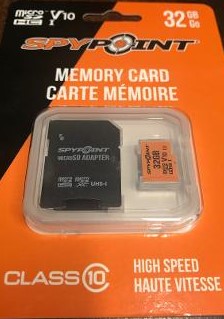 SpyPoint 32GB Micro SD Card #DMSDSP32