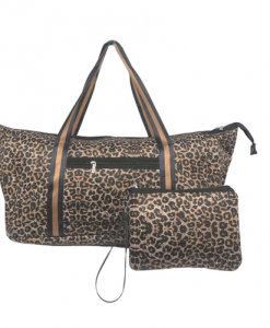 Girlie Girl Neoprene Duffle Bag - Brown Leopard #NP-6503DB