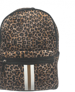 Girlie Girl Neoprene Backpack - Brown Leopard #NP-5502BP