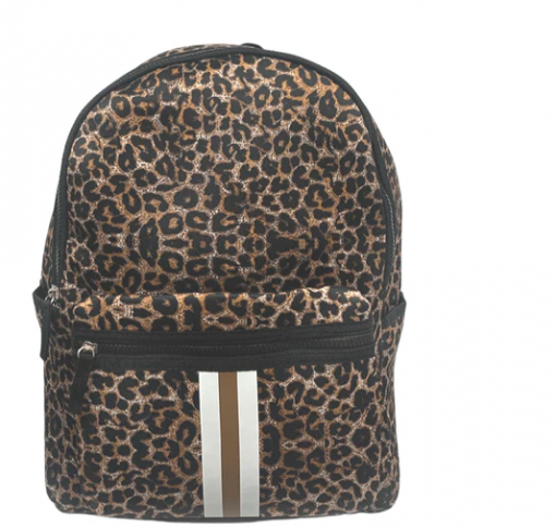 Girlie Girl Neoprene Backpack - Brown Leopard #NP-5502BP