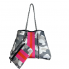 Girlie Girl Neoprene Tote Bag - Camo Light Grey Pink #NP-4500