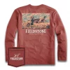 Fieldstone Adult Flush Long Sleeve T-Shirt #443LS