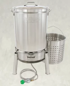Bayou Classic 62qt Stainless Steam & Boil Cooker Kit #KDS-160