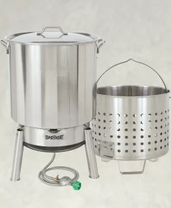 Bayou Classic 82qt Stainless Steam & Boil Cooker Kit #KDS-982
