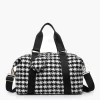 Jen & Co Rory Houndstooth Duffle Black/White