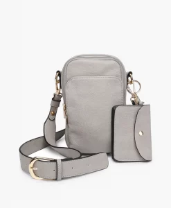 Jen & Co Parker Crossbody Grey Bag