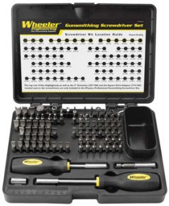 Wheeler Deluxe Gunsmithing Screwdriver Set #562194