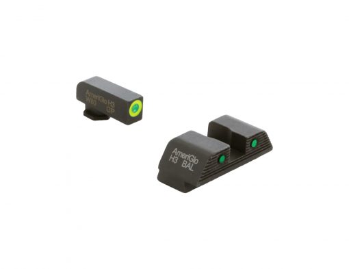 Ameriglo Trooper Sight Set For Glock Gen 1-4 9mm/.40/.380, Gen 5 10mm/.45 #GL-819