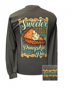 Girlie Girl Pumpkin Pie Long Sleeve T-Shirt #LS-2129
