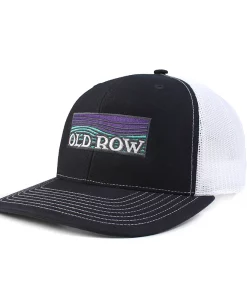 Old Row Waves Mesh Back Hat (Navy/White) #WROW-487