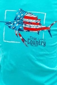 True Country American Fish Youth Tee