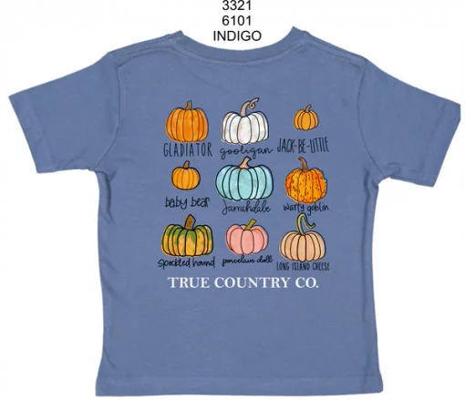 True Country Fall Pumpkins Kid's T-Shirt