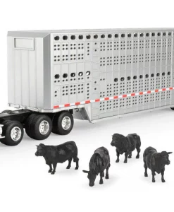 Tomy 1/32 Freightliner 122SD with Cattle Trailer and Cattle