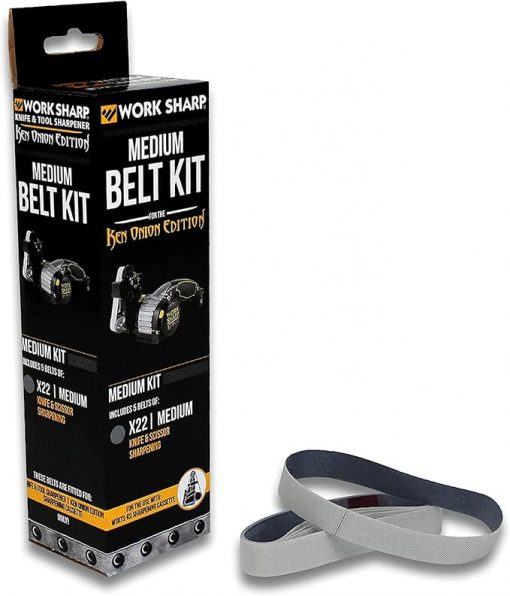 Work Sharp Sharpener Replacement Belt Kit Medium/X22 #WSSAK081119