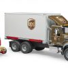 Bruder MACK Granite UPS Logistics Truck #02828