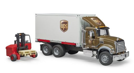 Bruder MACK Granite UPS Logistics Truck #02828