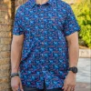 Burlebo Neon Outdoors Performance Button Up