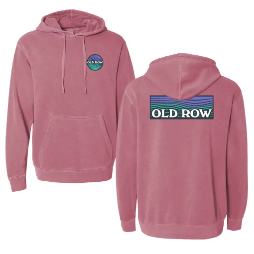 Old Row Waves Pigment Dyed Premium Hoodie