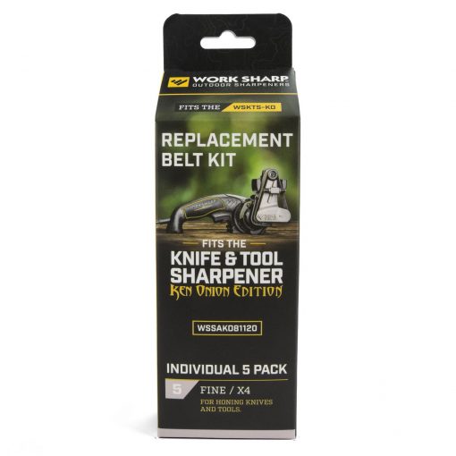 Work Sharp White X4 Fine 3000 Grit Replacement Belt Kit #WSSAK081120