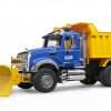 Bruder MACK Granite Dump Truck W/Plow #02825