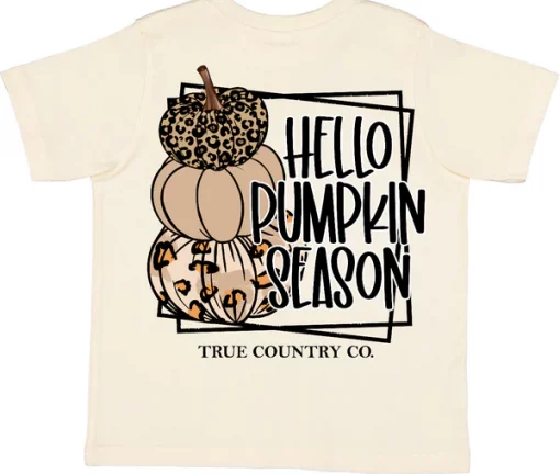 True Country Hello Pumpkin Season Kid's T-Shirt