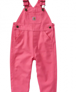Carhartt Toddler Girl's Loose Fit Canvas Bib Overall #CM9712