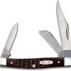 Case Knife Small Stockman Jigged Brown Synthetic #00081