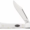 Case Knife White Synthetic Mini CopperLock #63963