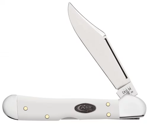 Case Knife White Synthetic Mini CopperLock #63963