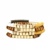 Fouray Fashion 4 Piece Brown Bracelet #B135BR