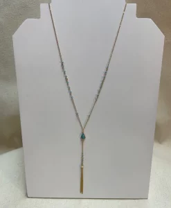 Fouray Fashion Gold Turquoise Necklace #N101TQ