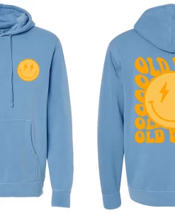 Old Row Smiley Pigment Dyed Premium Hoodie #WROW-2562