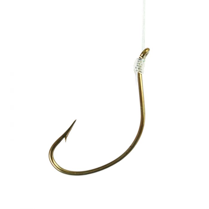 Eagle Claw Aberdeen Light Wire Snell Fish Hook Size 2 - Bronze #127H-2