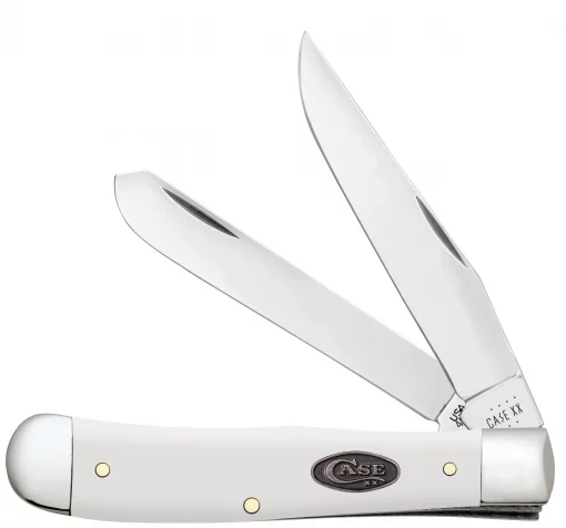 Case Knife White Synthetic Trapper #C63960