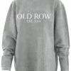 Old Row Corded Crewneck Sweatshirt Gray #WROW-2346