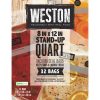 Weston Quart Stand-Up Vacuum Bags (32 Count) #30-1008-W