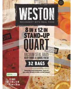 Weston Quart Stand-Up Vacuum Bags (32 Count) #30-1008-W